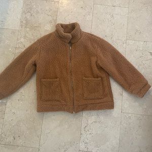 brown sherpa jacket